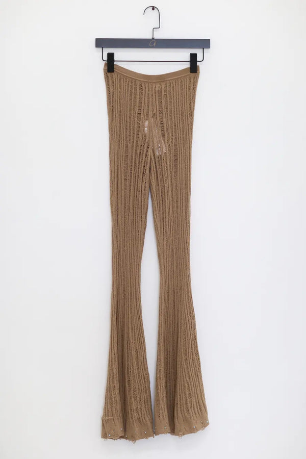 RUI floating line bell pants RSS24KN10 coffee